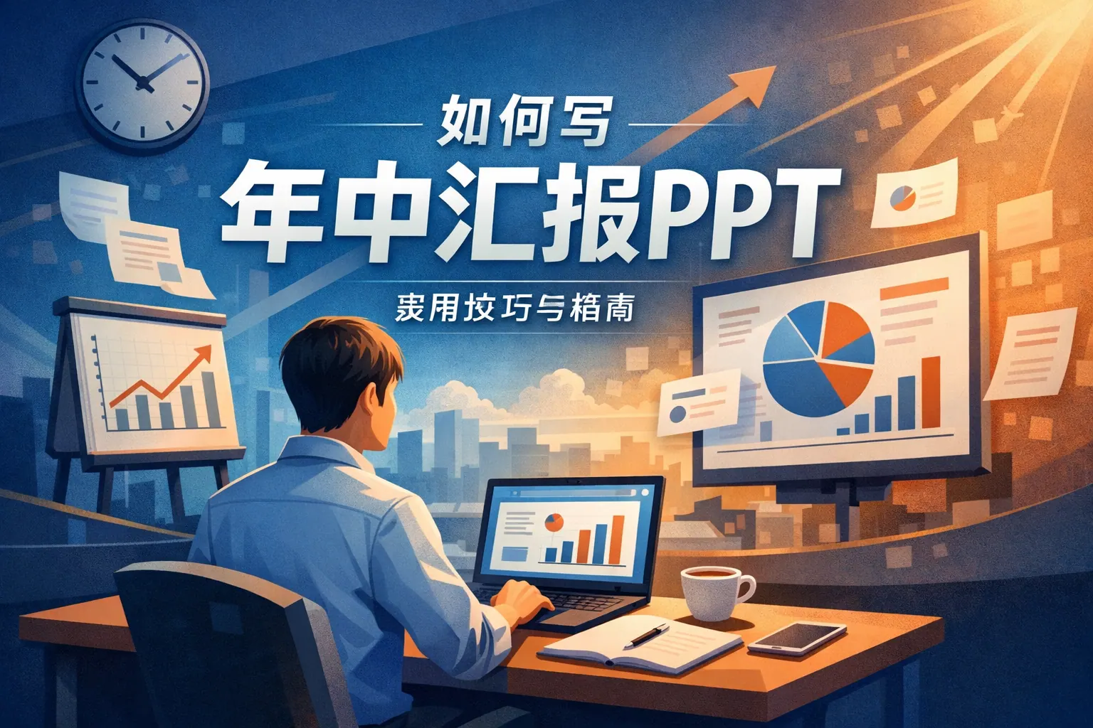 如何写年中汇报ppt