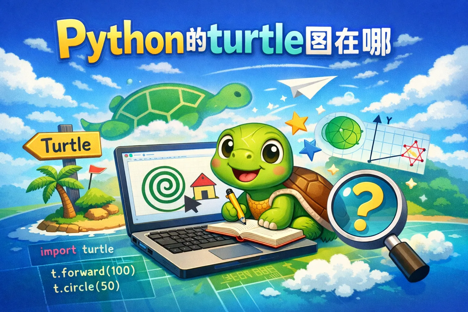 Python的turtle图在哪