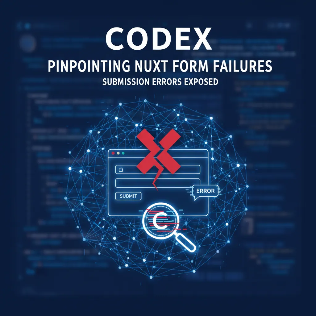 Codex 怎么定位 Nuxt 项目表单提交失败