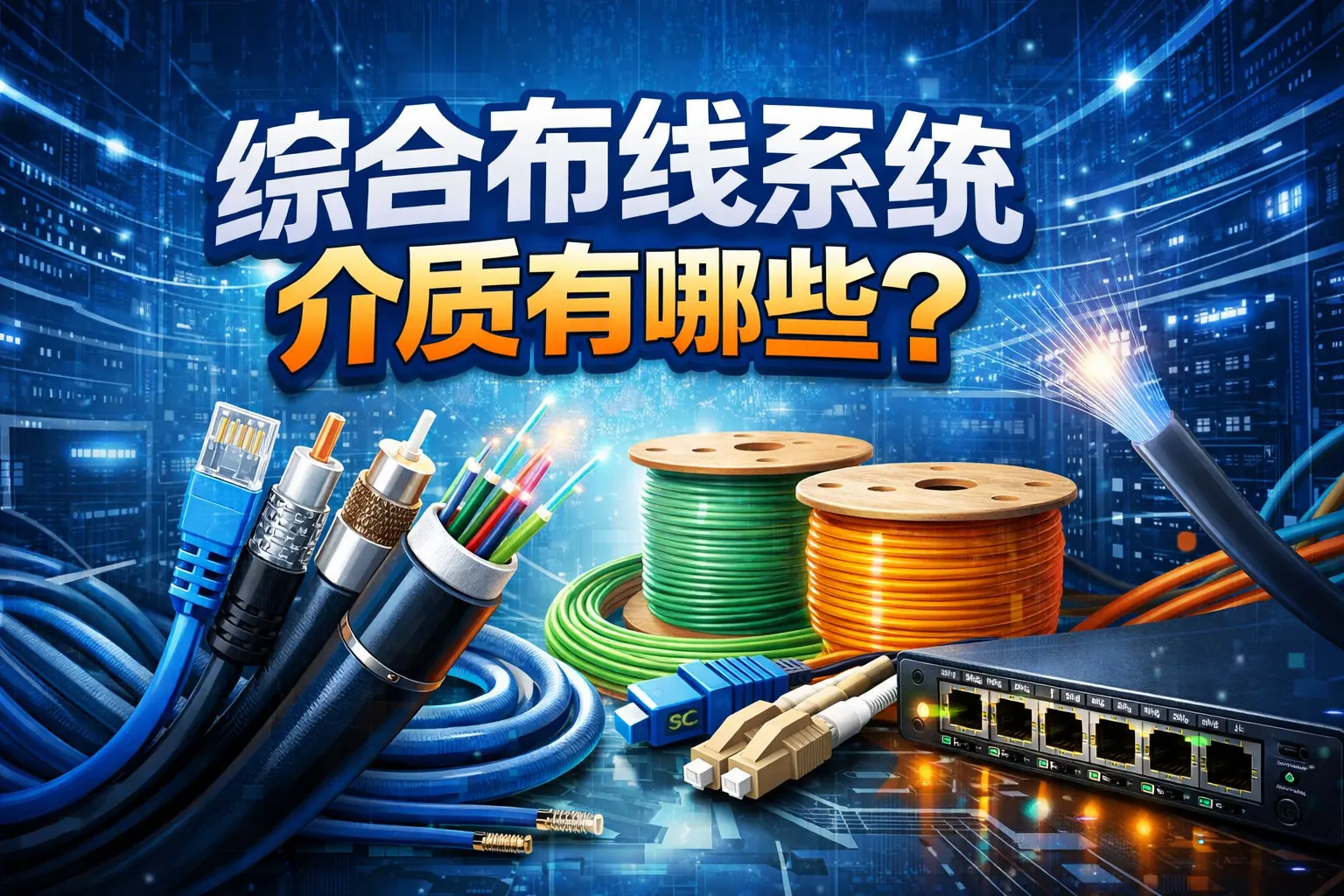 综合布线系统介质有哪些