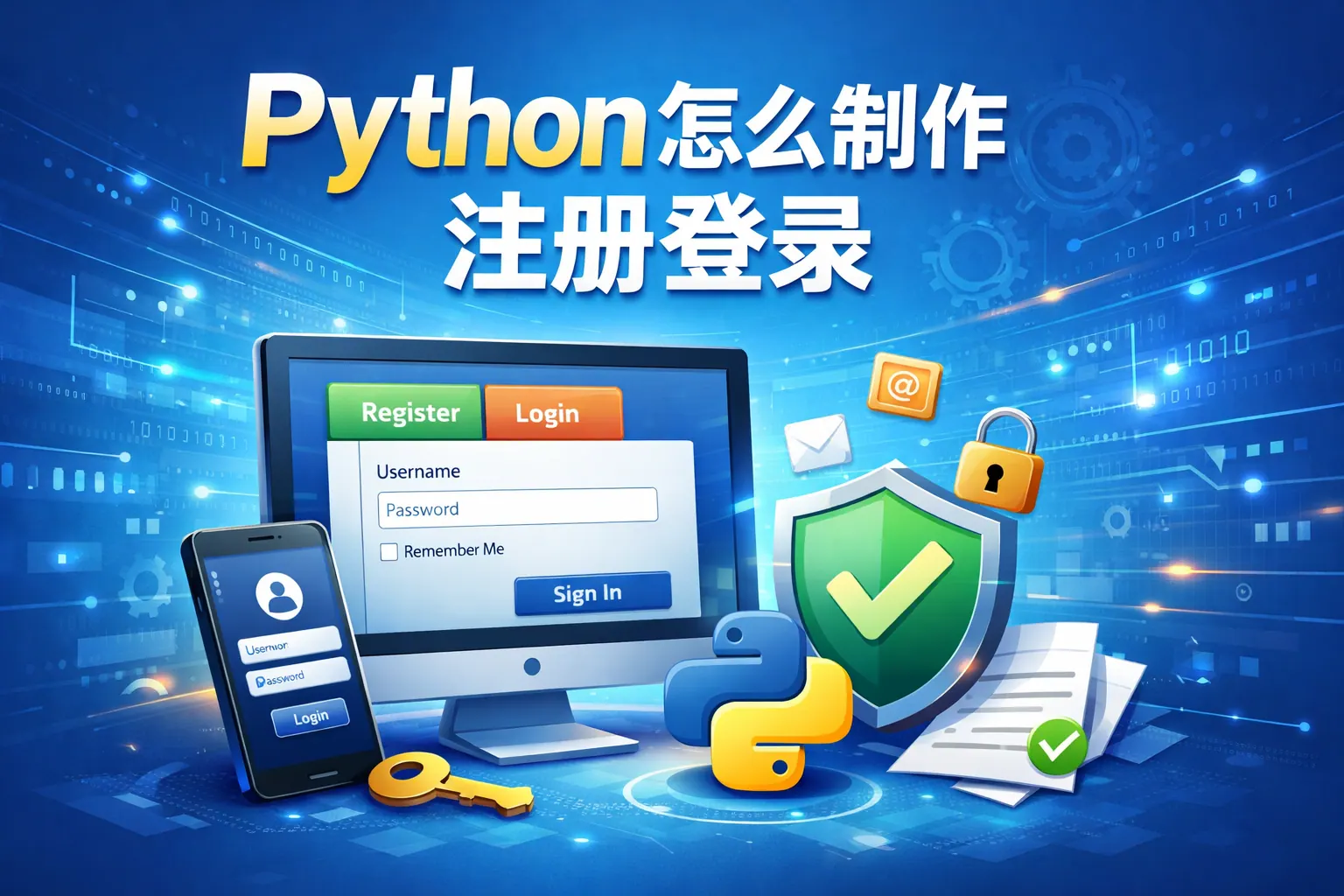 python怎么制作注册登录
