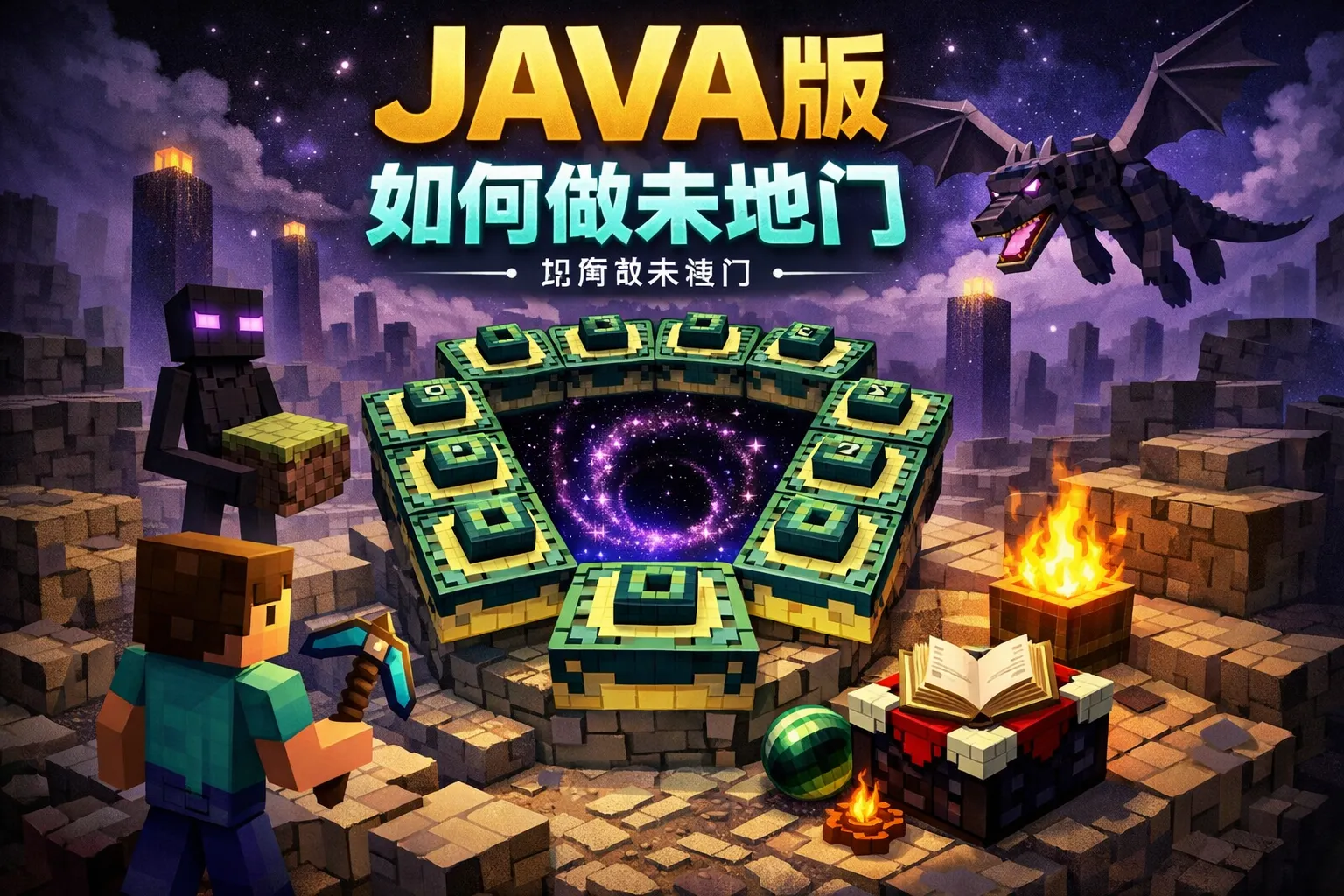 java版如何做末地门