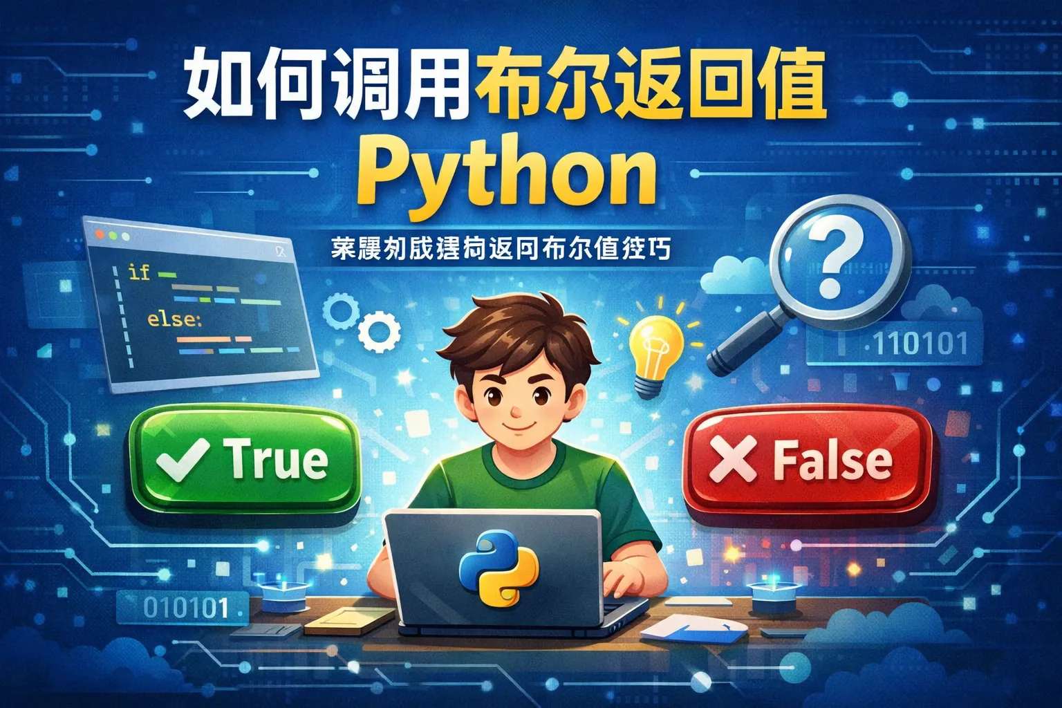 如何调用布尔返回值python