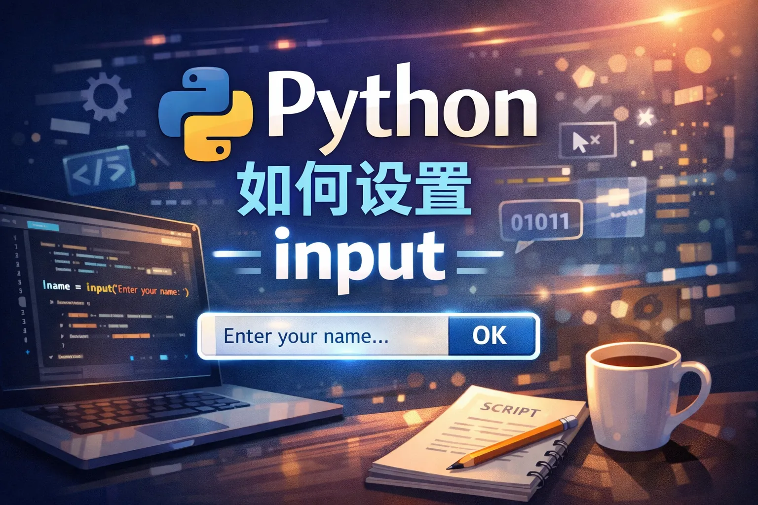 python如何设置input