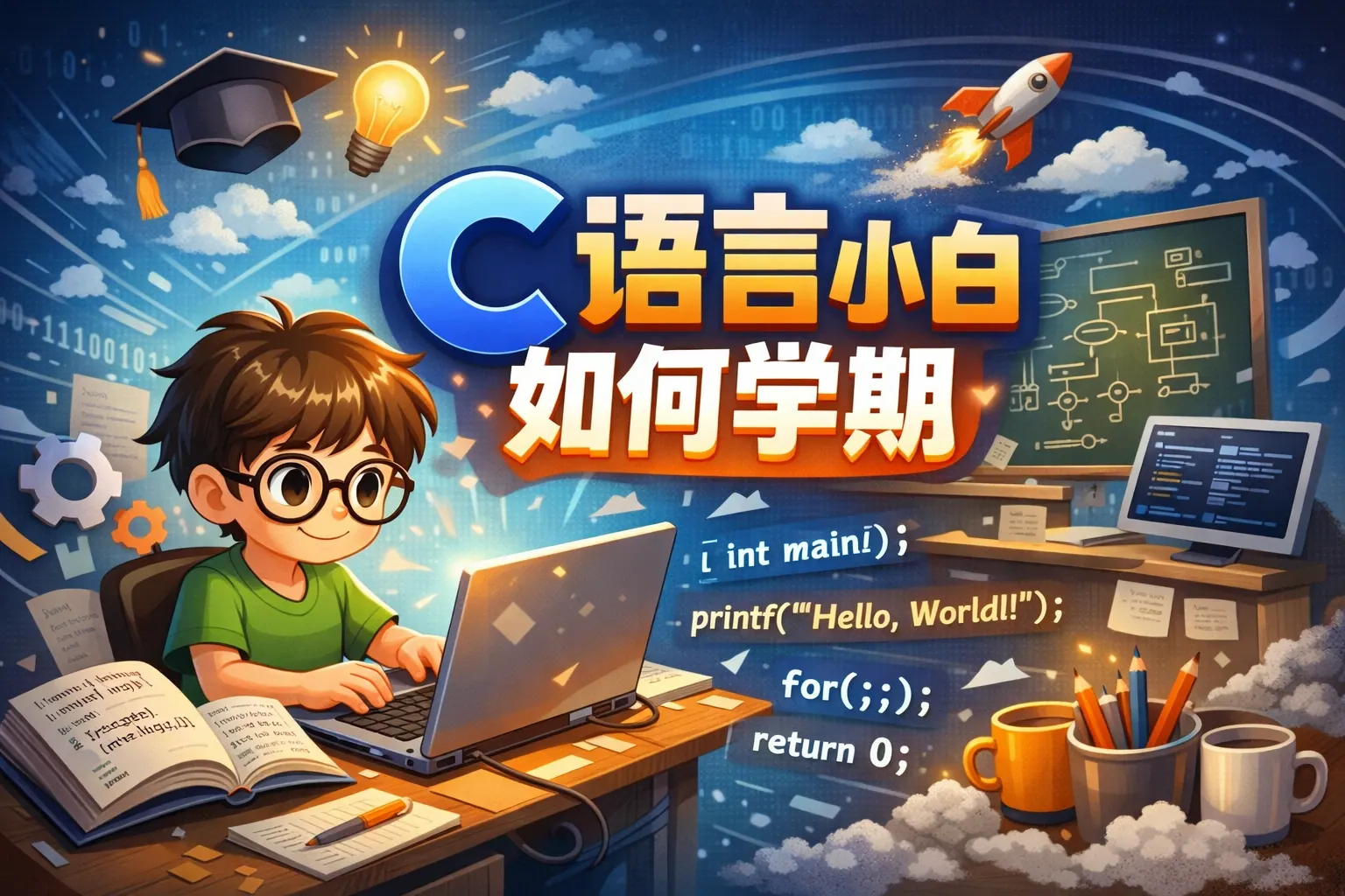 c语言小白如何学期