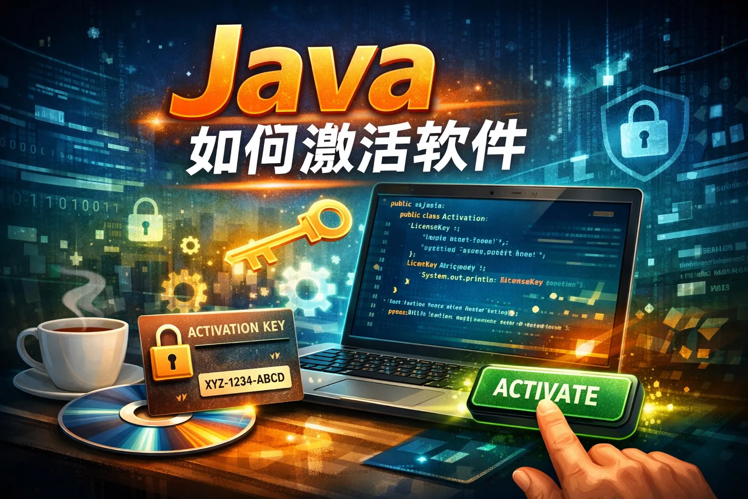 java如何激活软件
