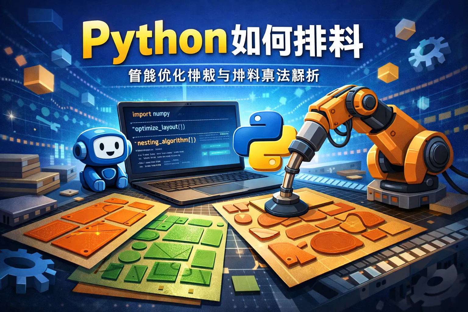 python如何排料