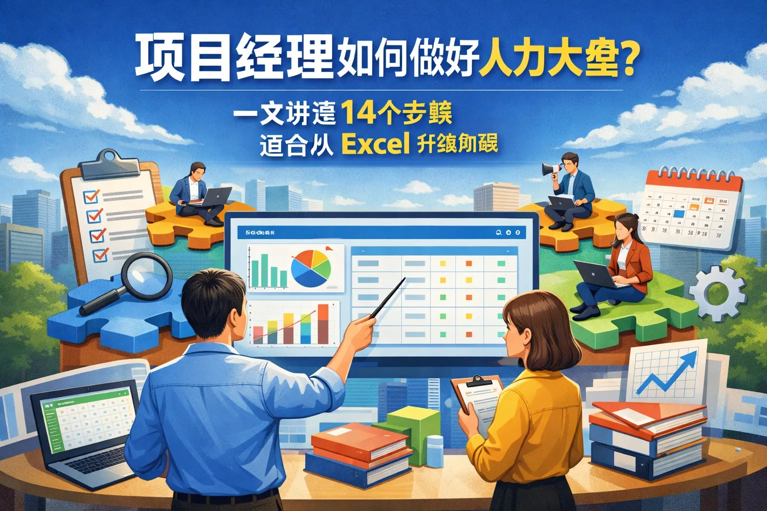 项目经理如何做好人力大盘?一文讲透14个步骤|适合从 Excel 升级阶段