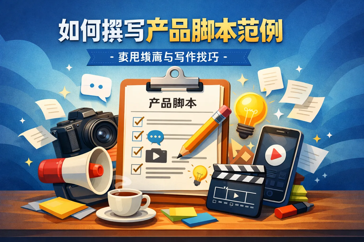 如何撰写产品脚本范例