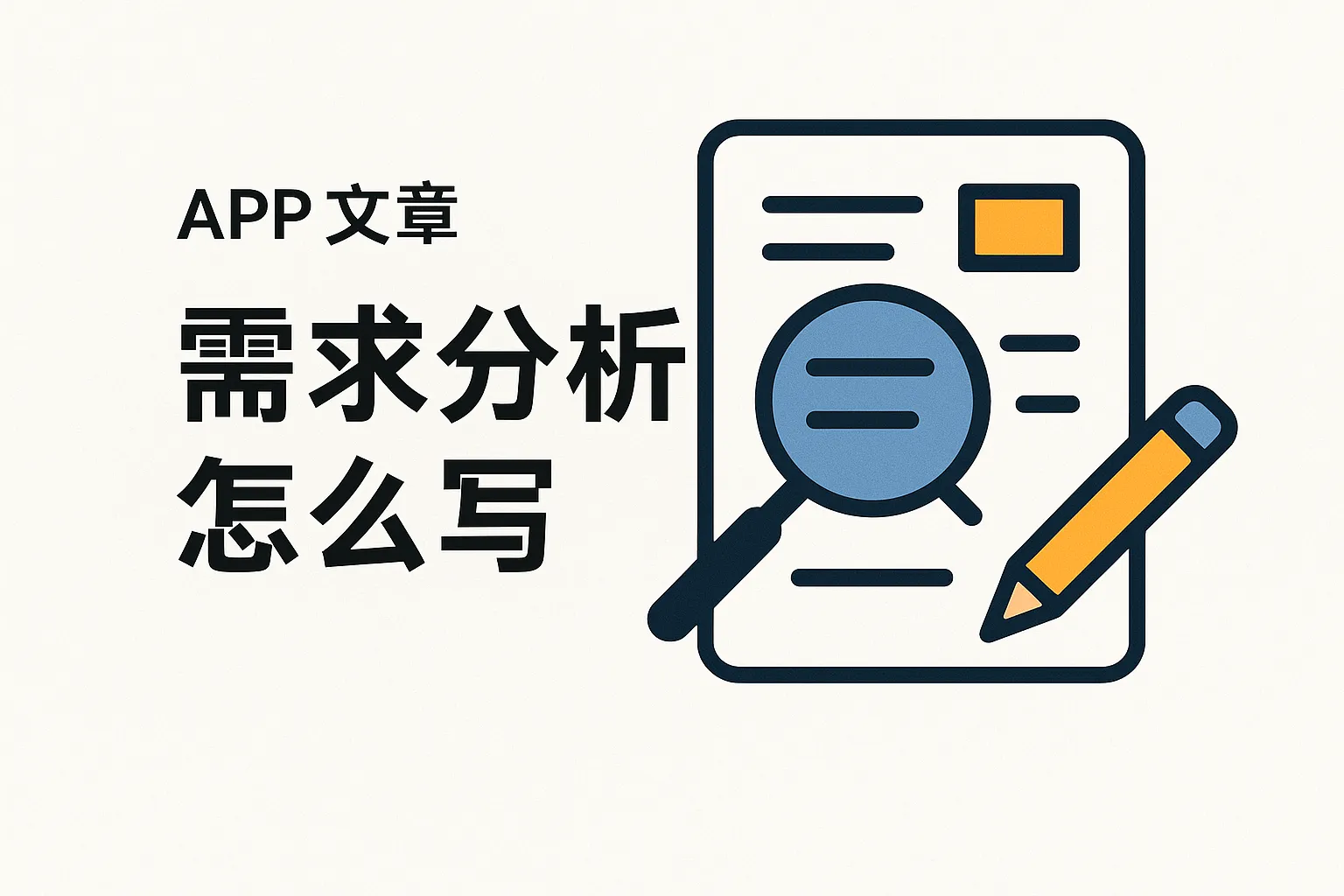app设计 需求分析怎么写