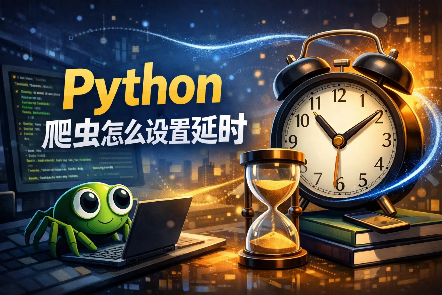 python爬虫怎么设置延时