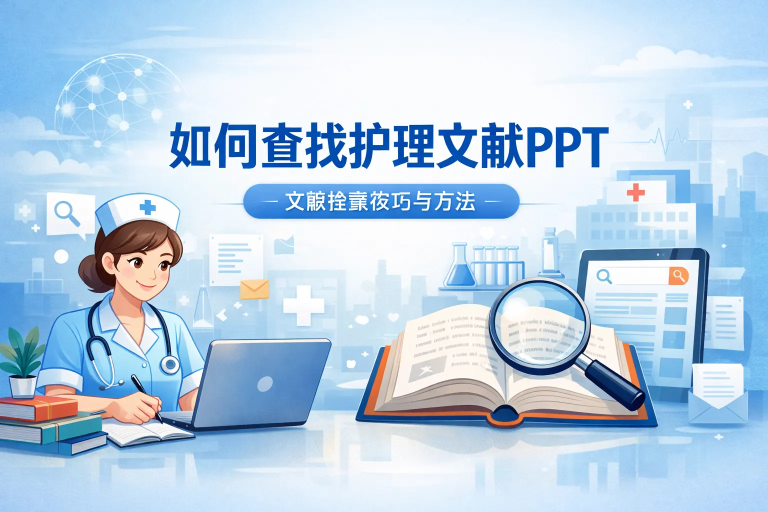 如何查找护理文献PPT