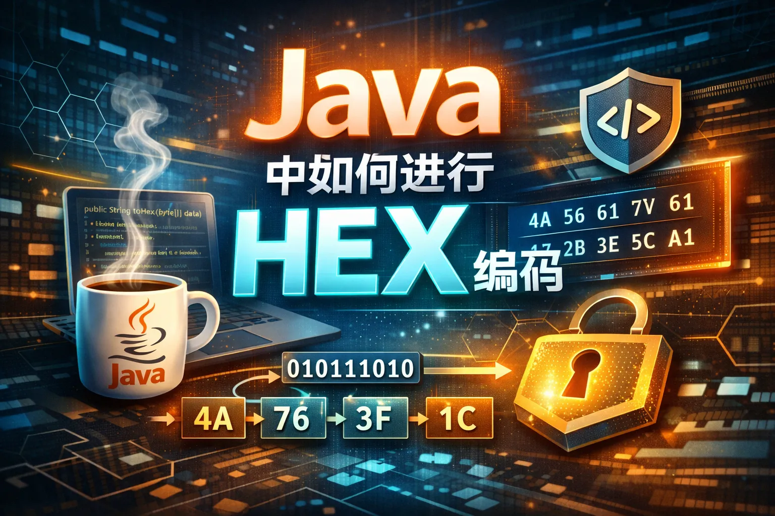 java中如何进行hex编码