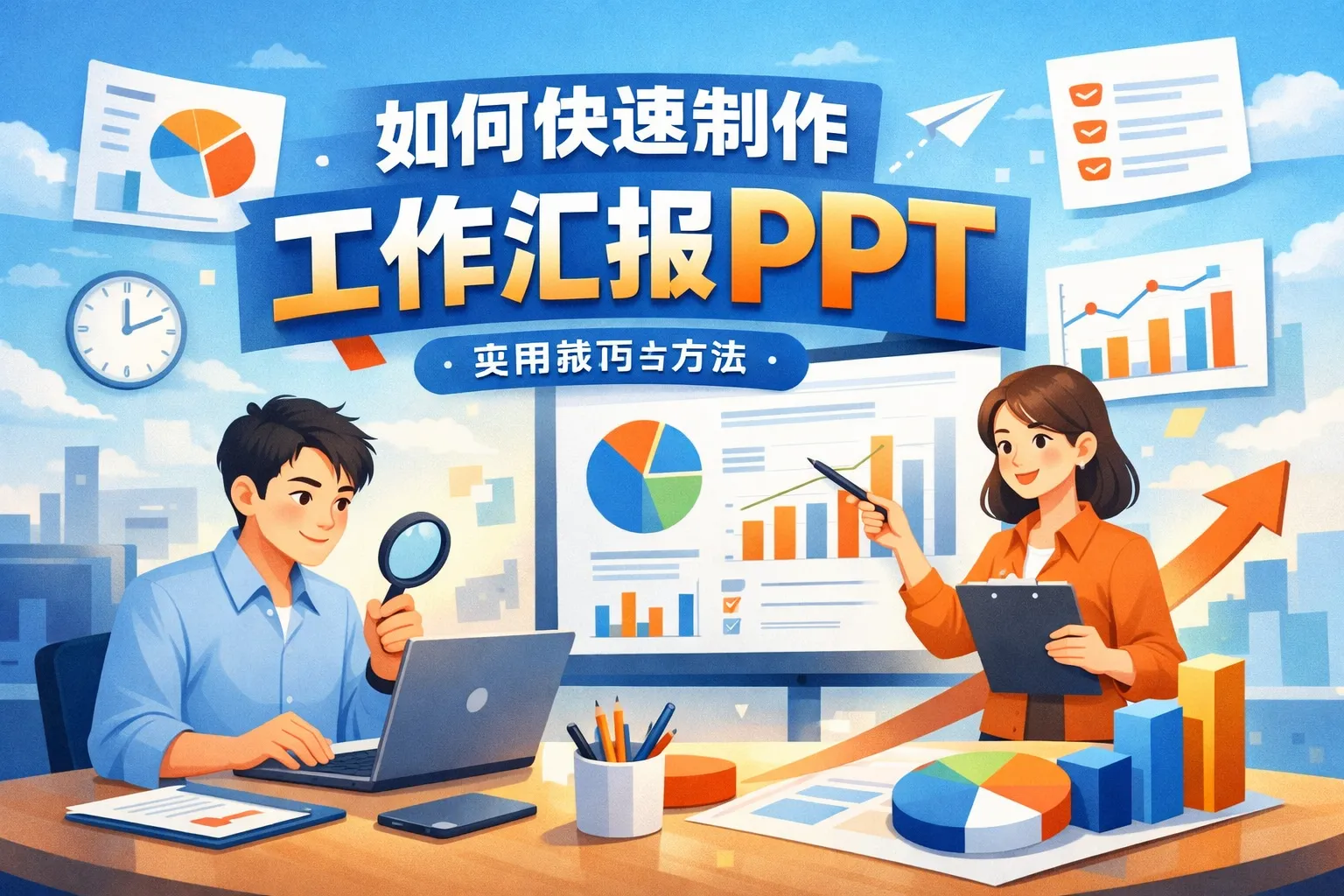 如何快速制作工作汇报PPT