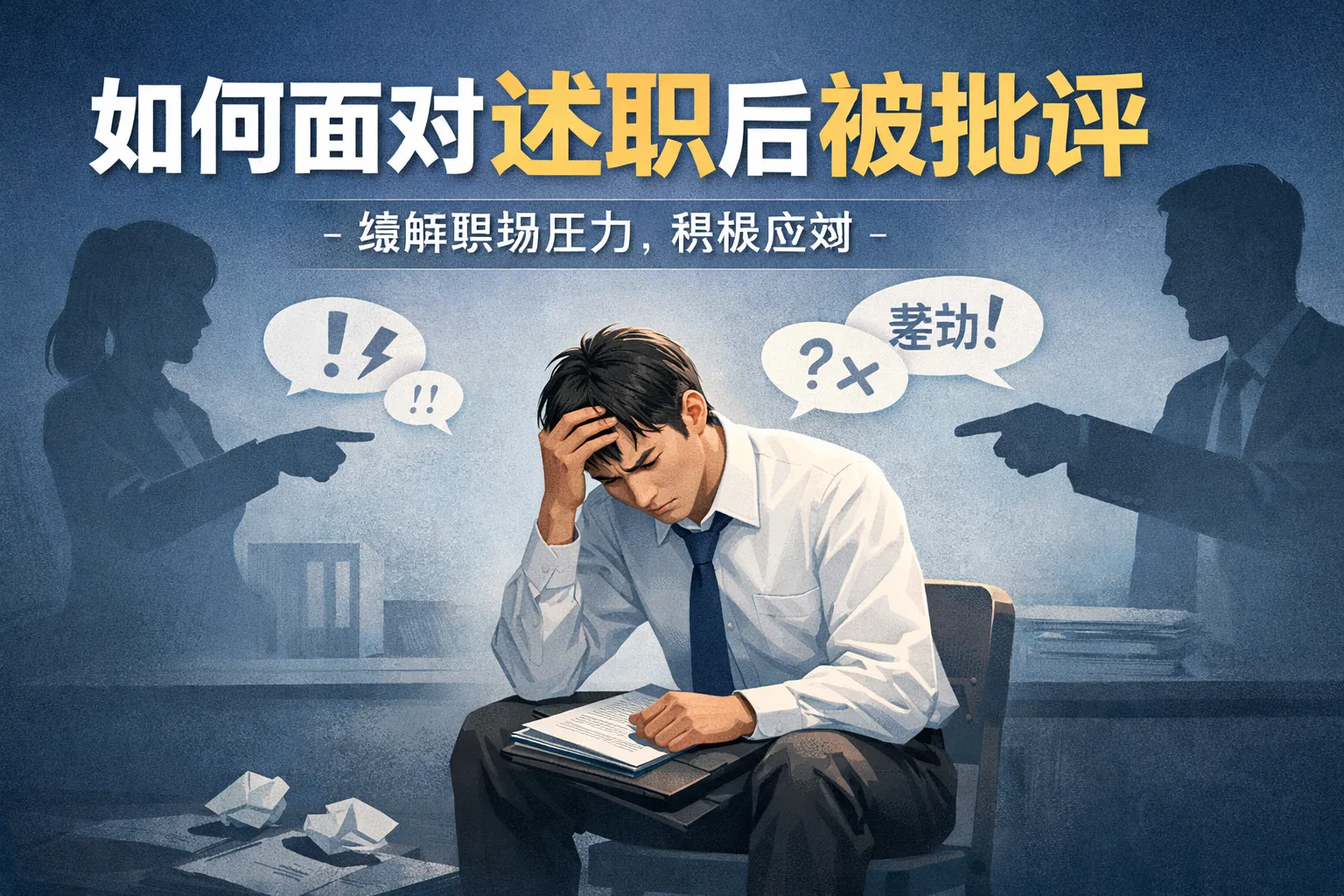 如何面对述职后被批评