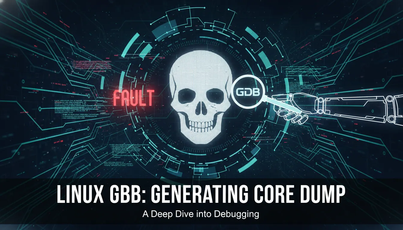 linux gdb如何生成core