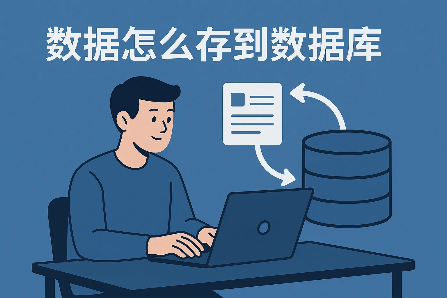 数据怎么存到数据库