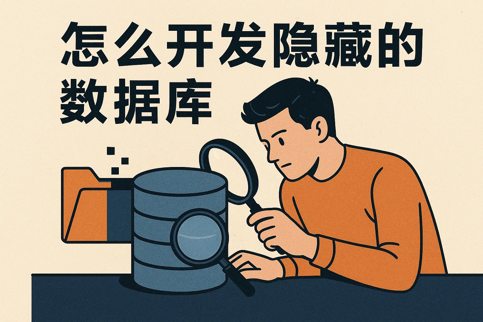 怎么开发隐藏的数据库