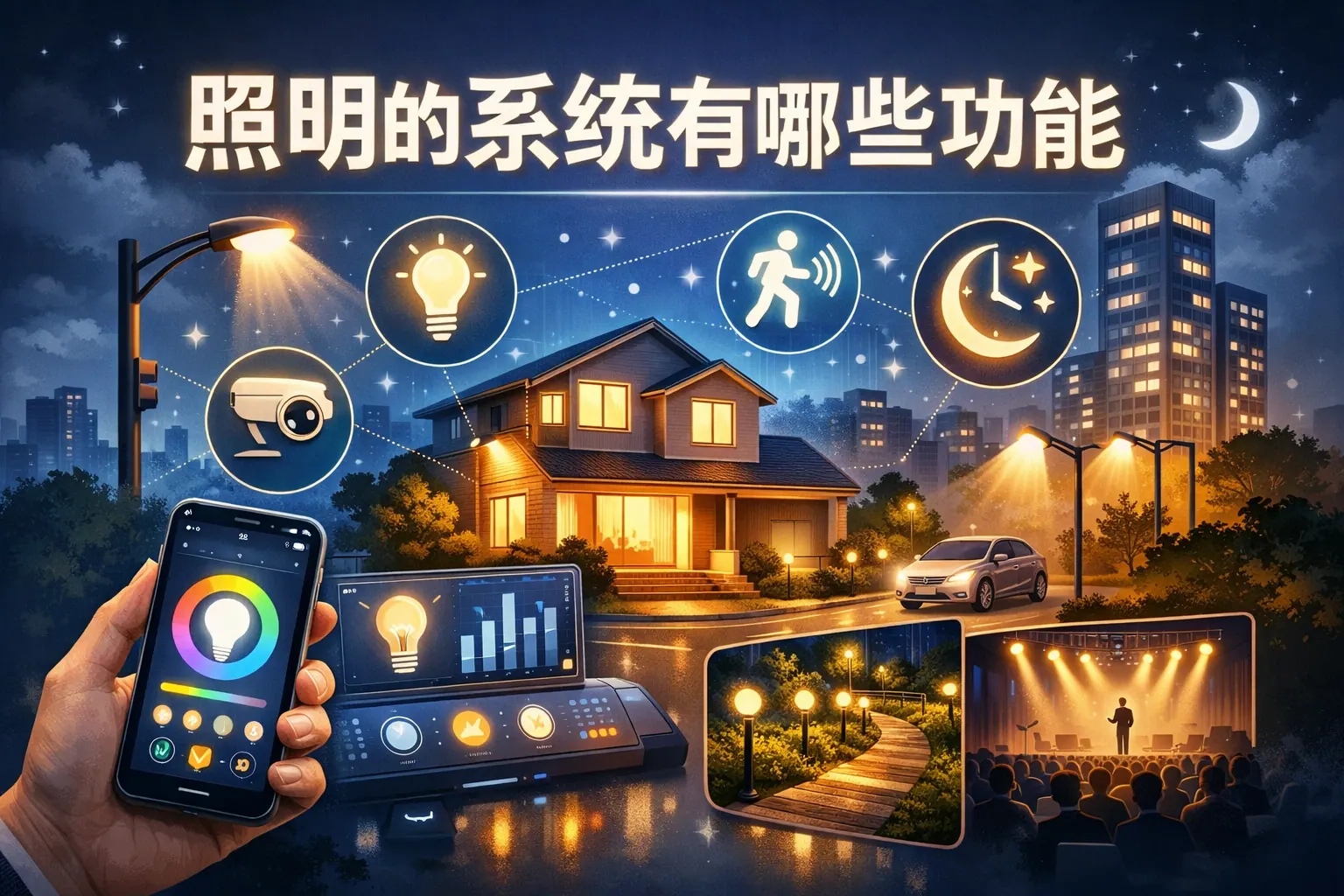 照明的系统有哪些功能