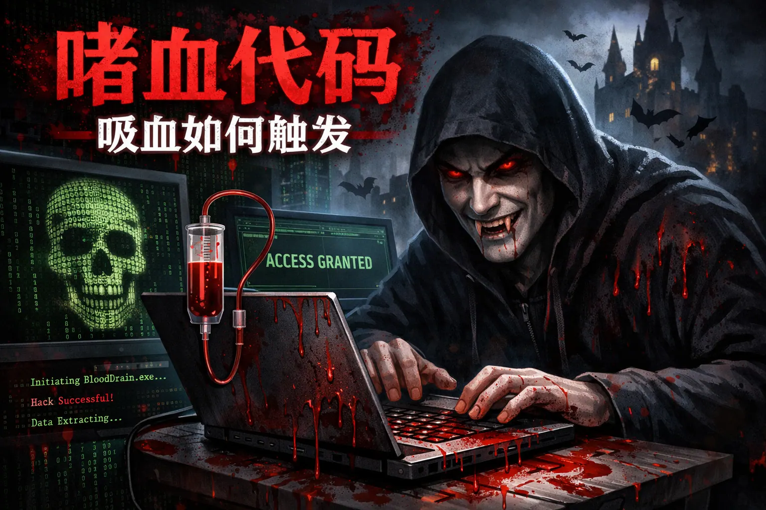 嗜血代码吸血如何触发