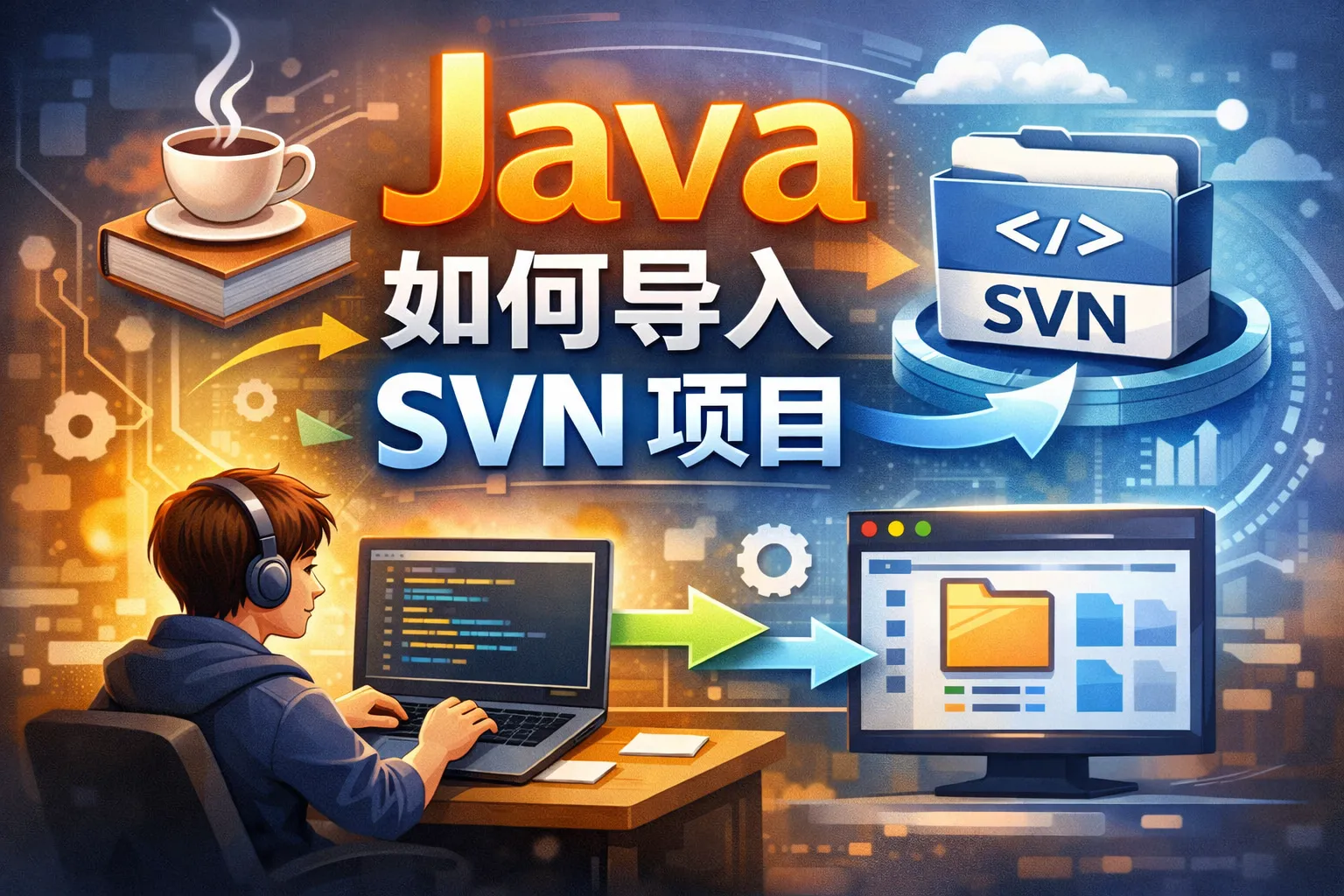 java如何导入svn项目