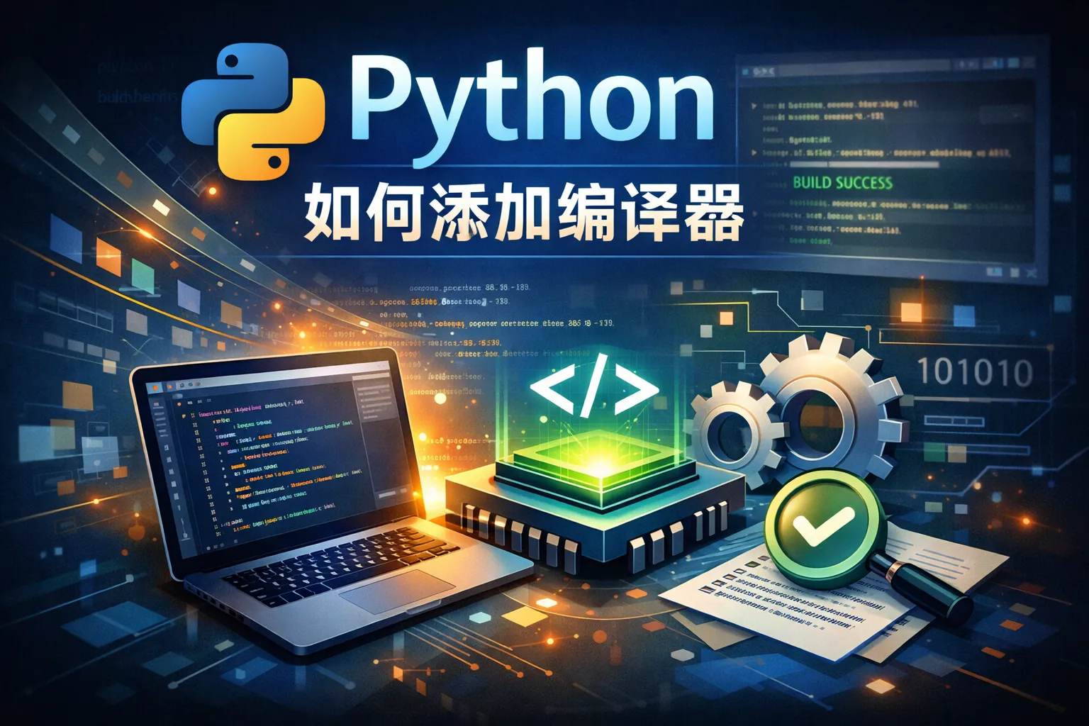 python如何添加编译器