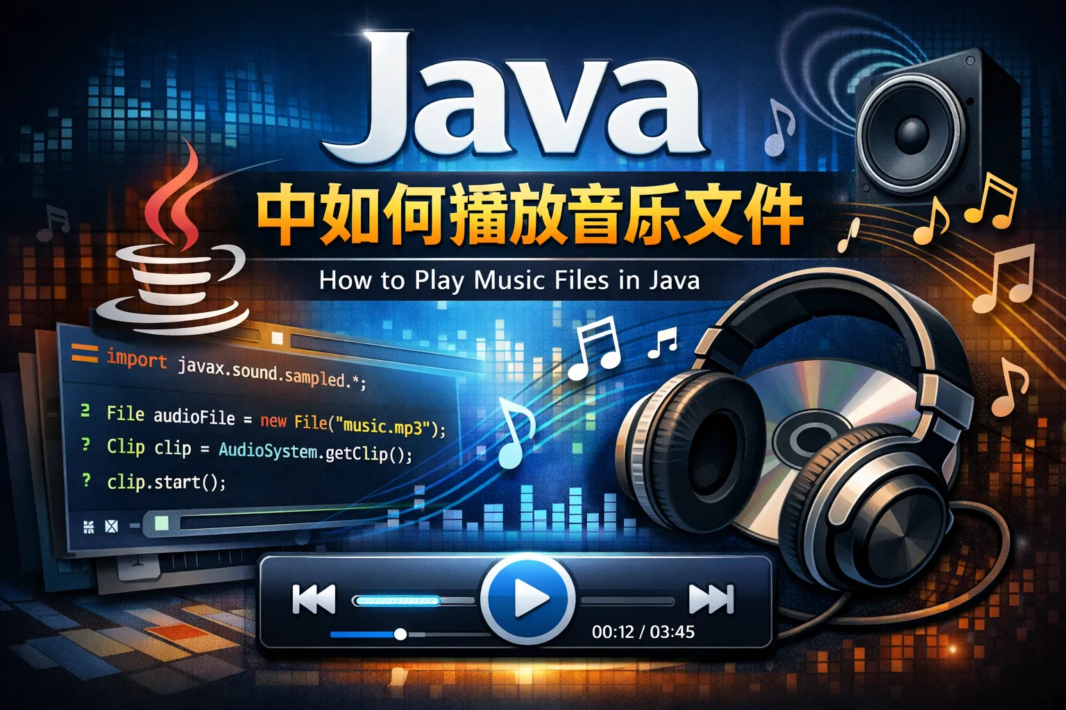 java中如何播放音乐文件