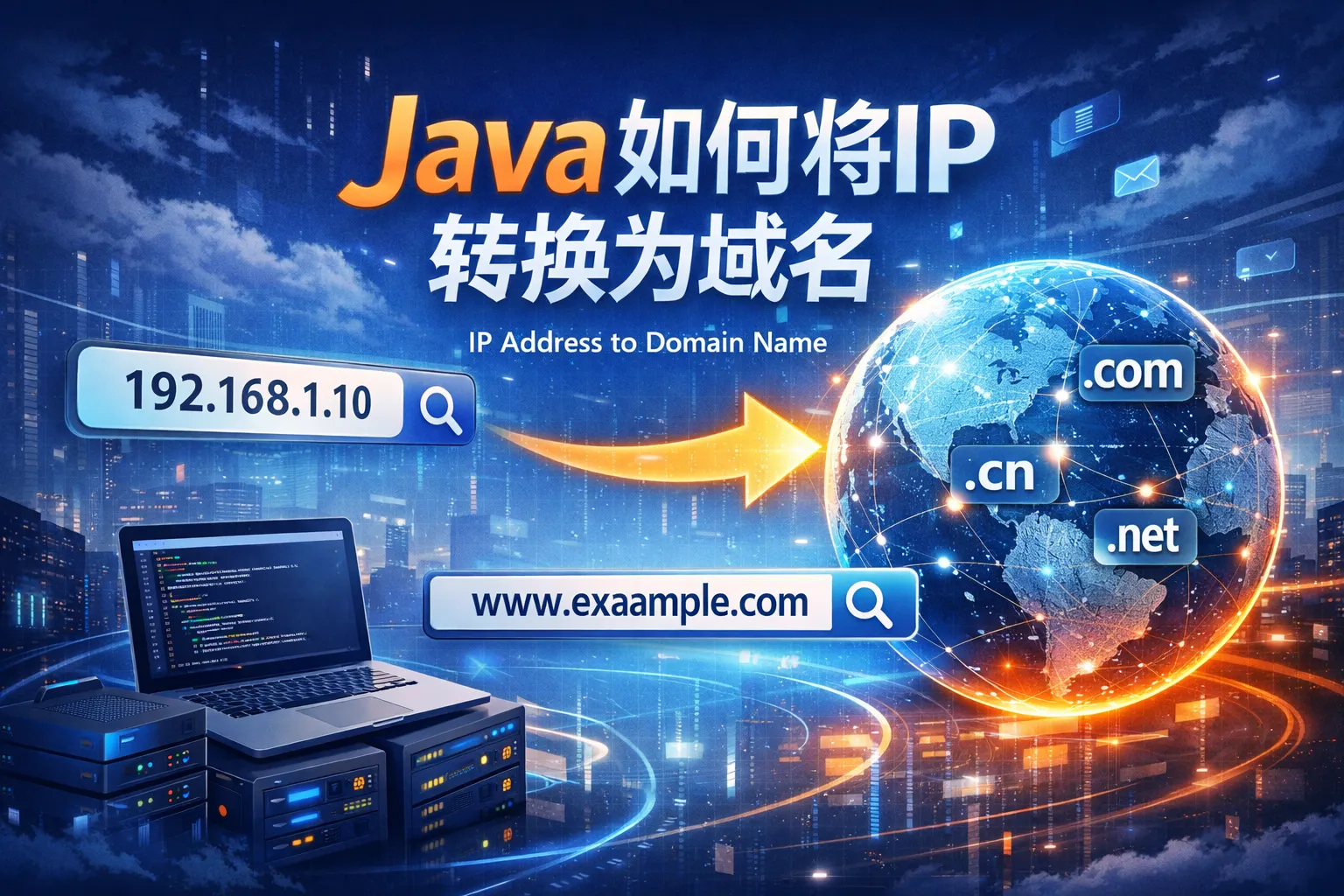java如何将ip转换为域名
