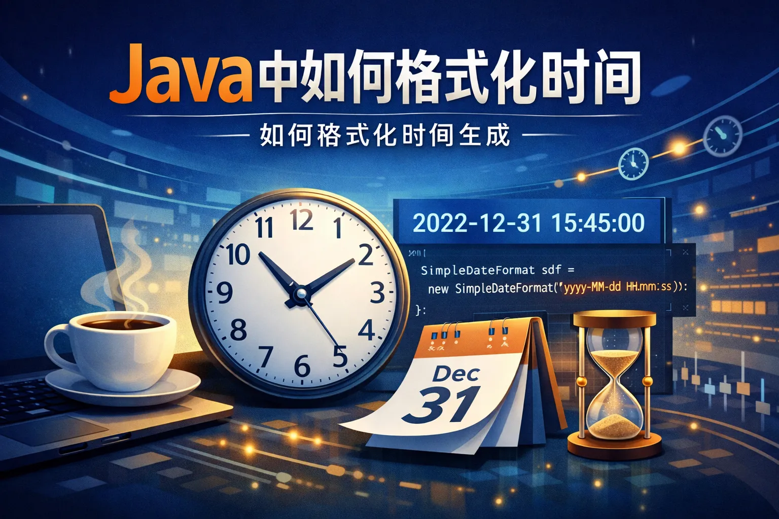 java中如何格式化时间格式化