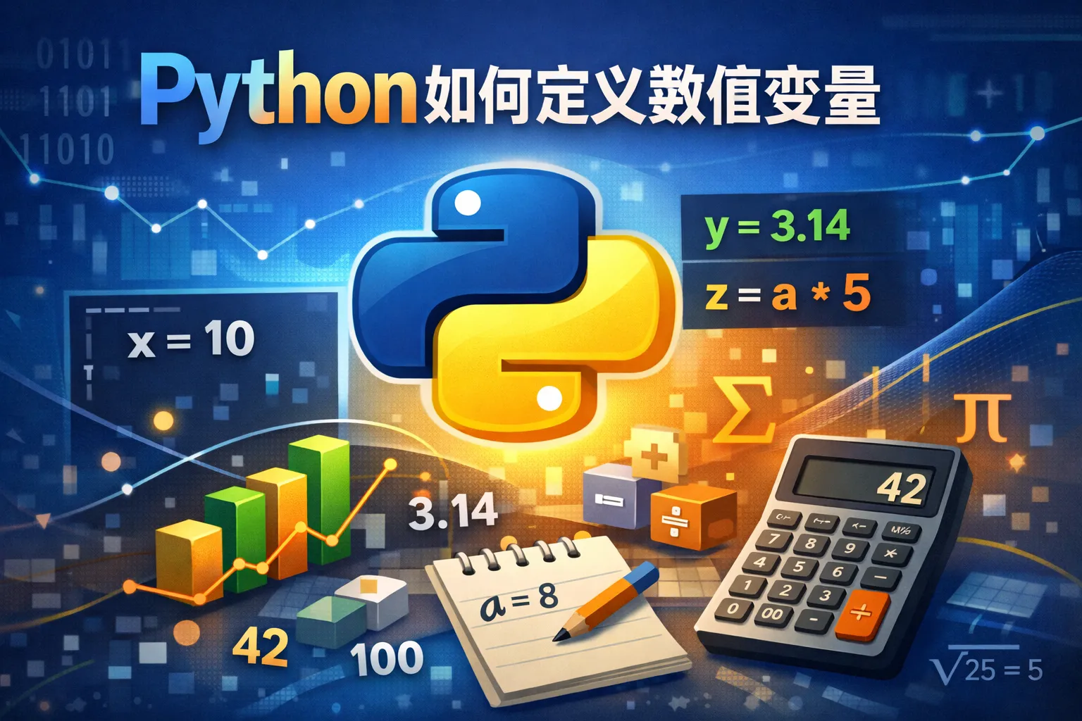python如何定义数值变量