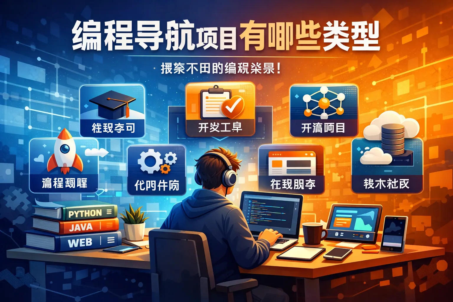 编程导航项目有哪些类型