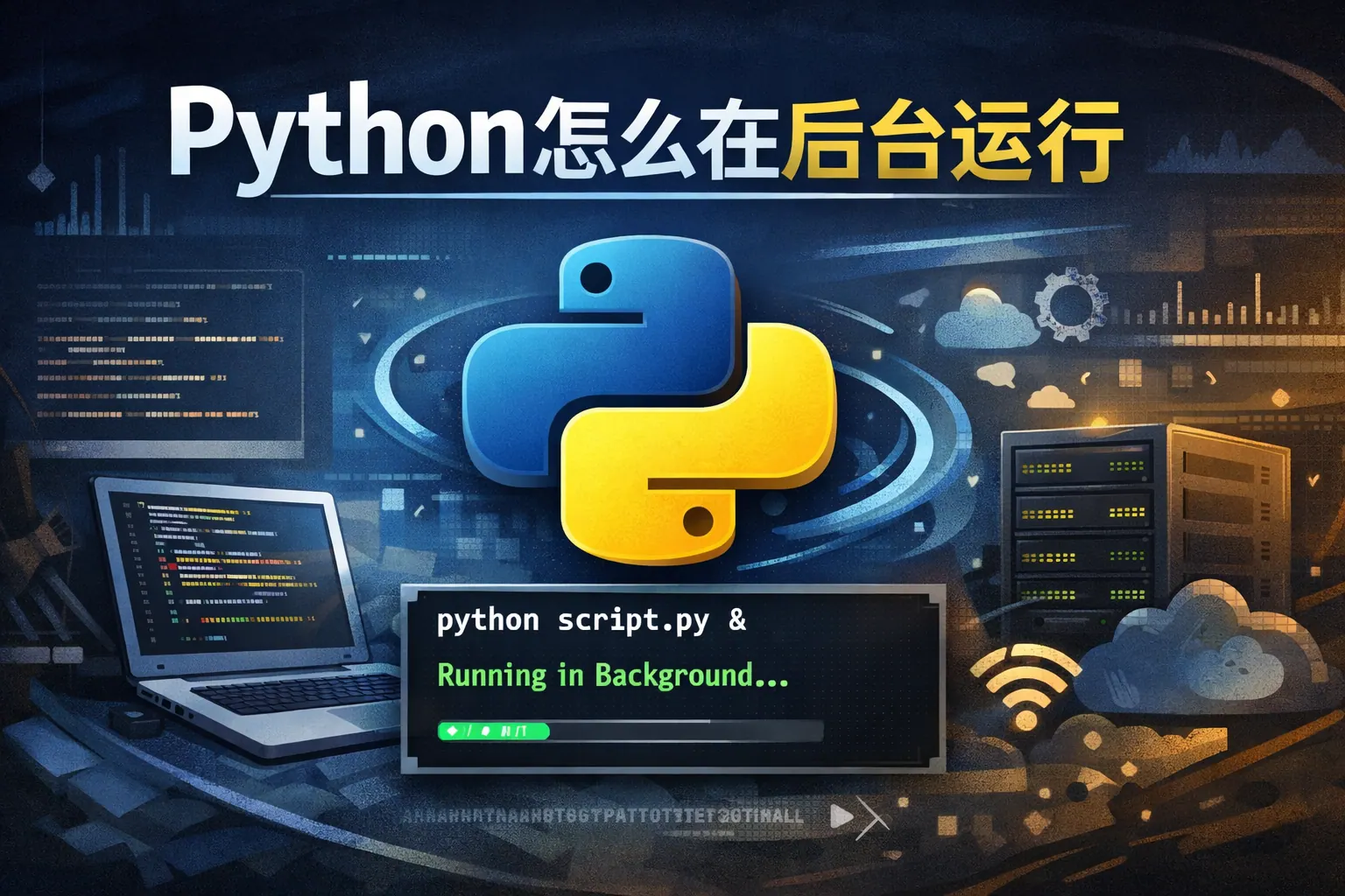 python怎么在后台运行