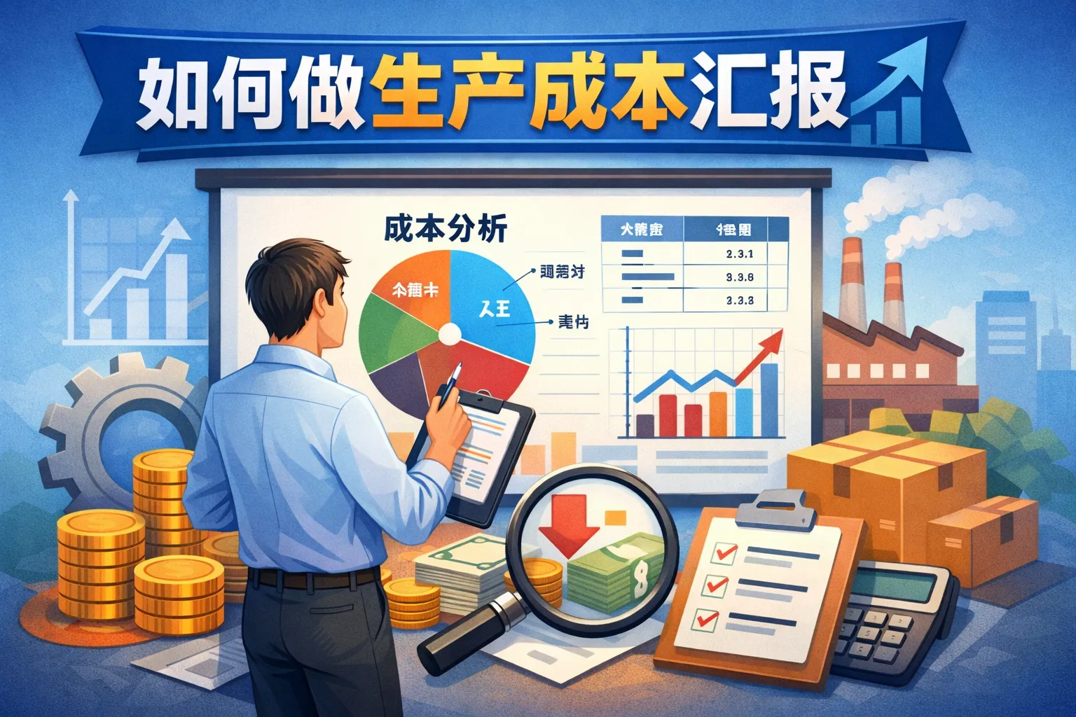 如何做生产成本汇报