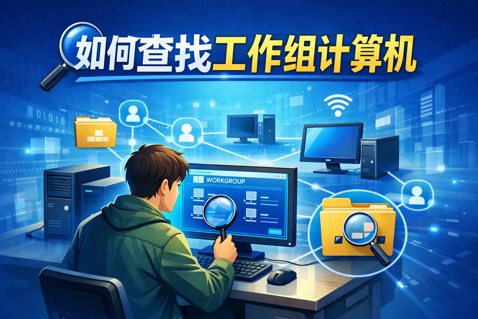 如何查找工作组计算机
