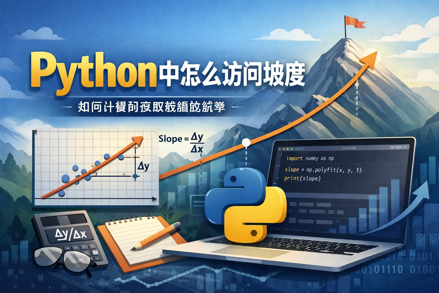 Python中怎么访问坡度