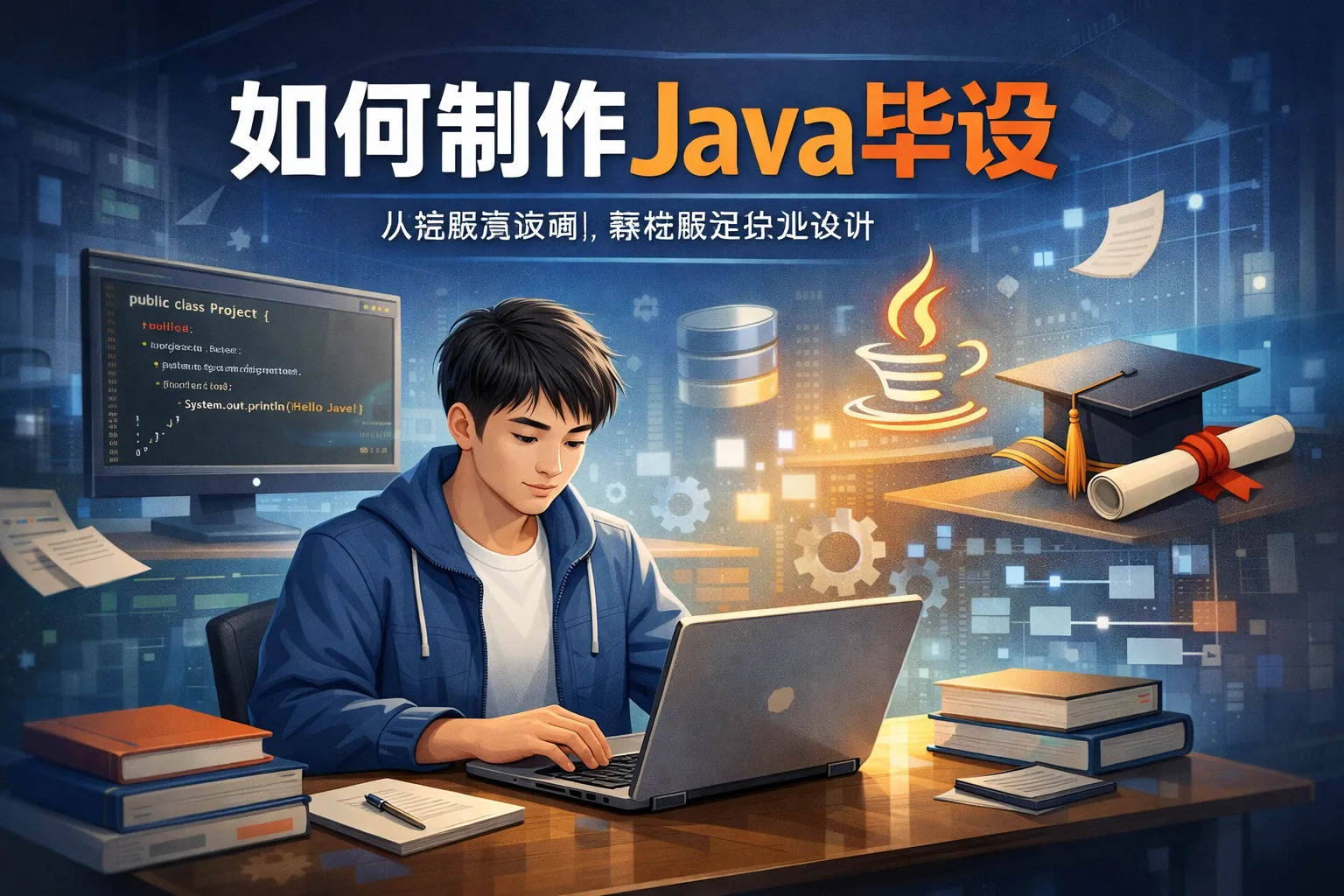 如何制作java毕设
