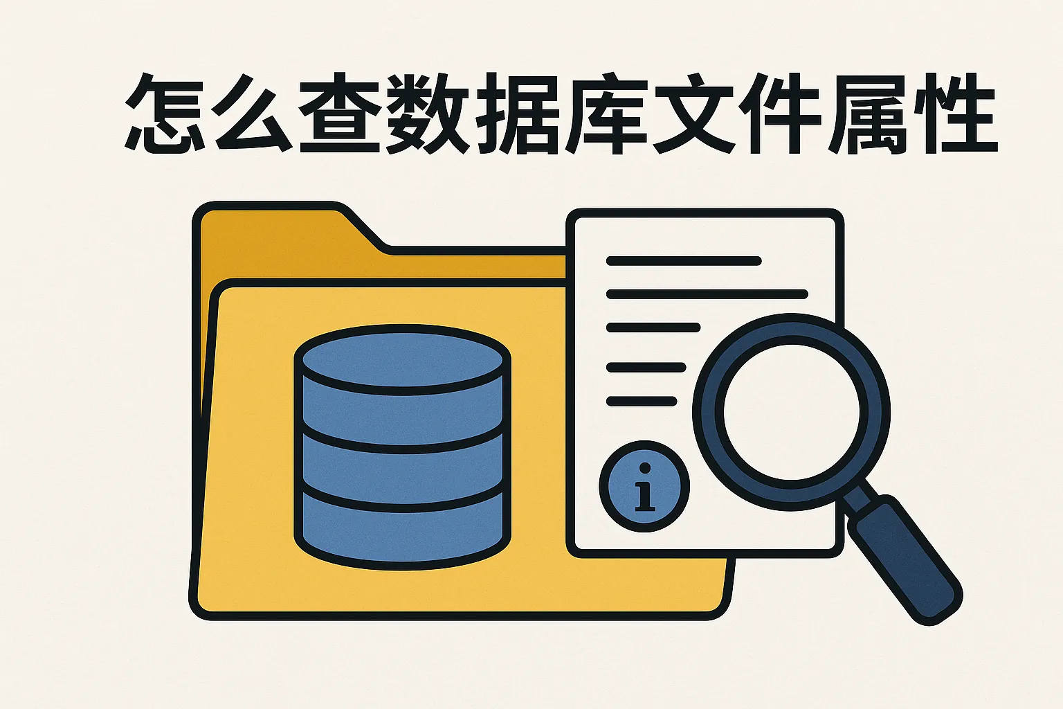 怎么查数据库文件属性