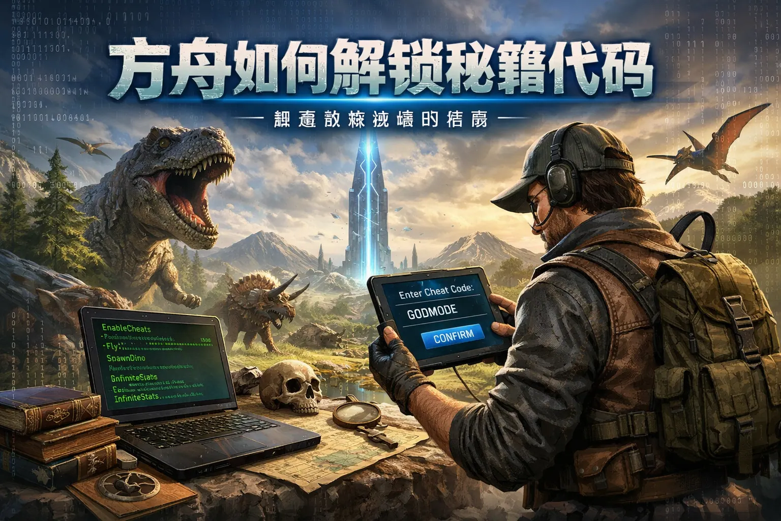 方舟如何解锁秘籍代码