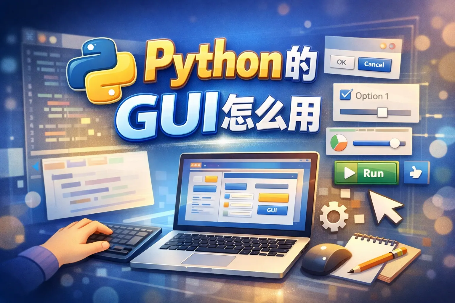 python的gui怎么用