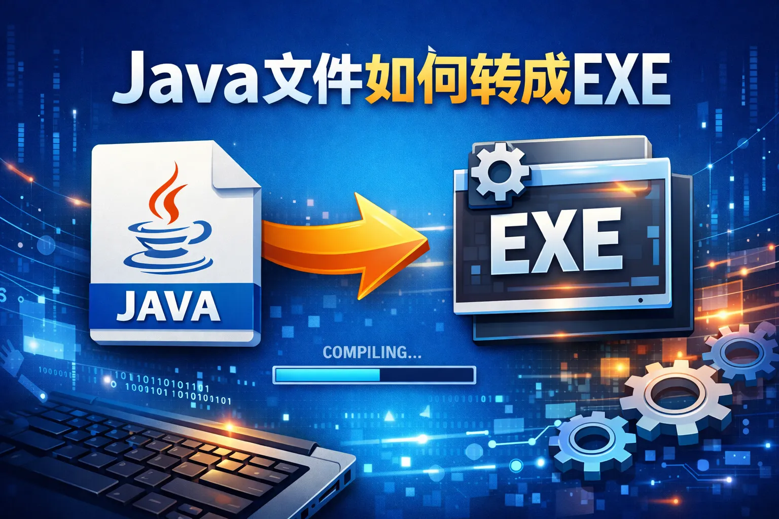 java文件如何转成exe