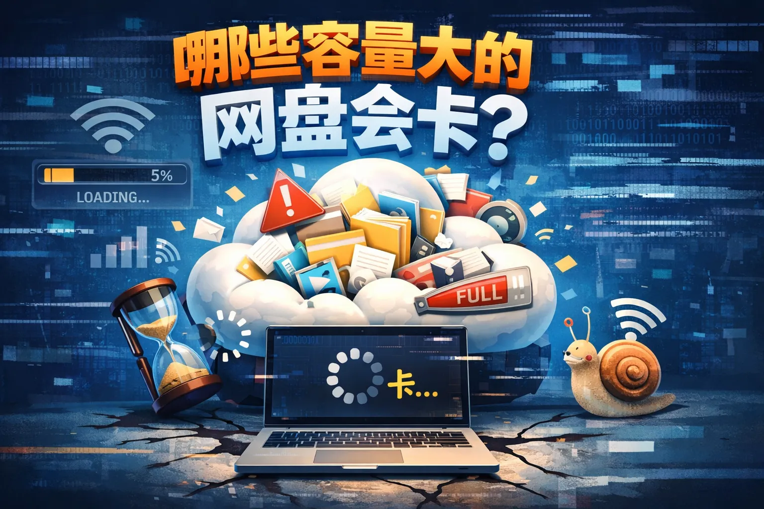 哪些容量大的网盘会卡