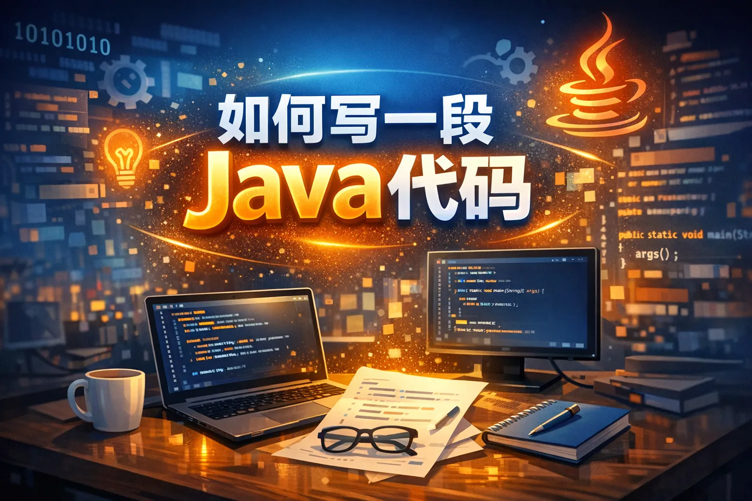 如何写一段java代码