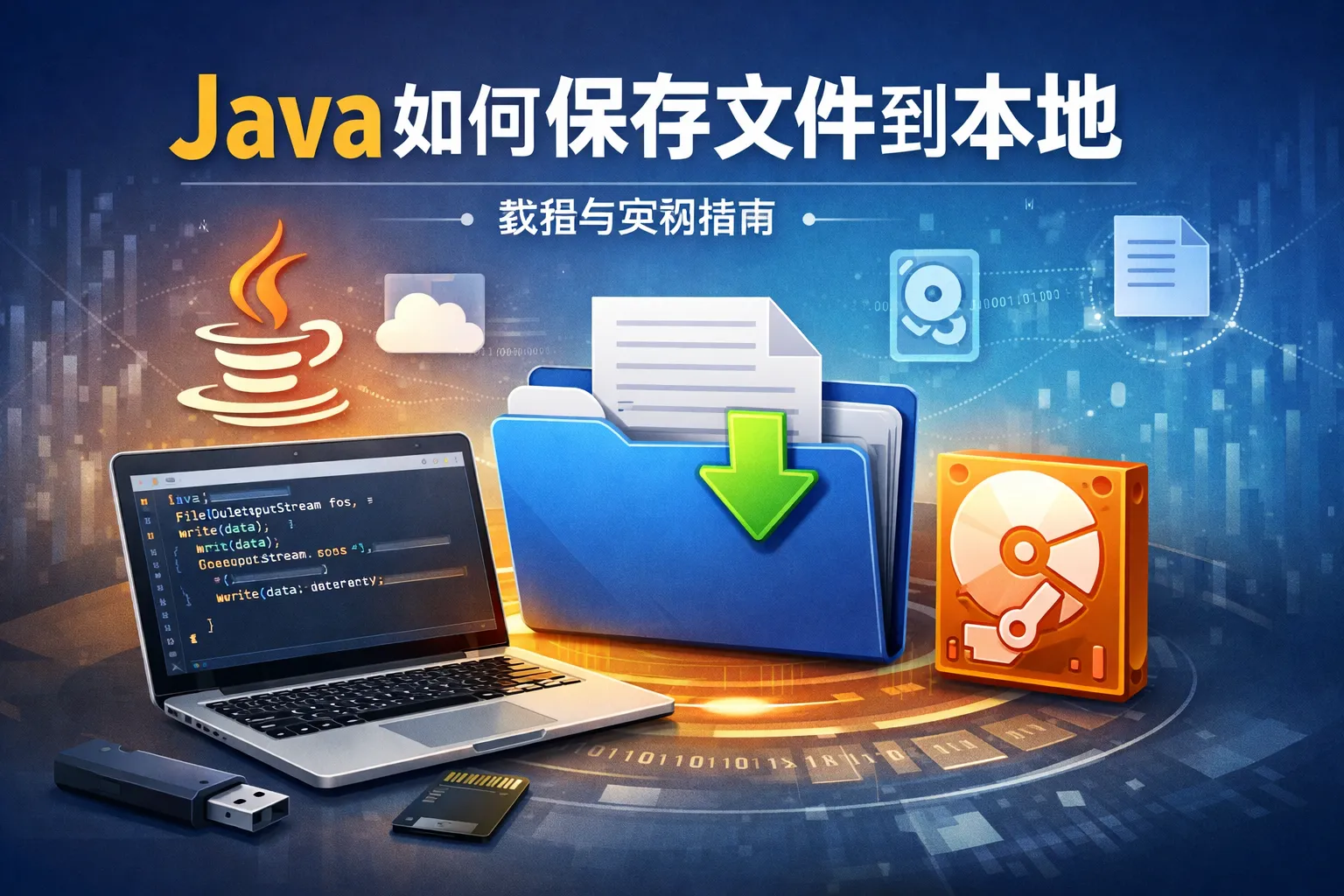 java如何保存文件到本地