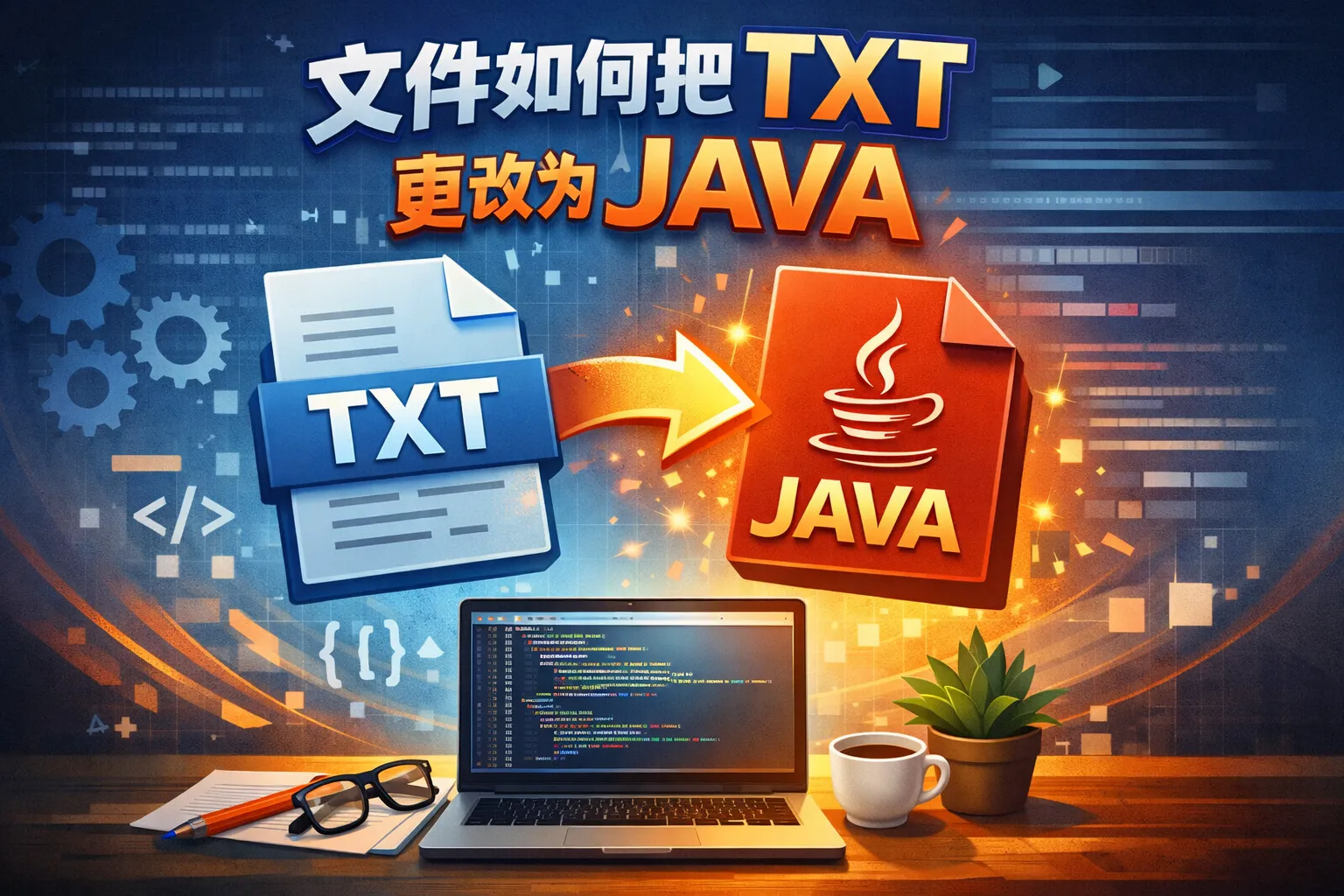 文件如何把txt更改为java