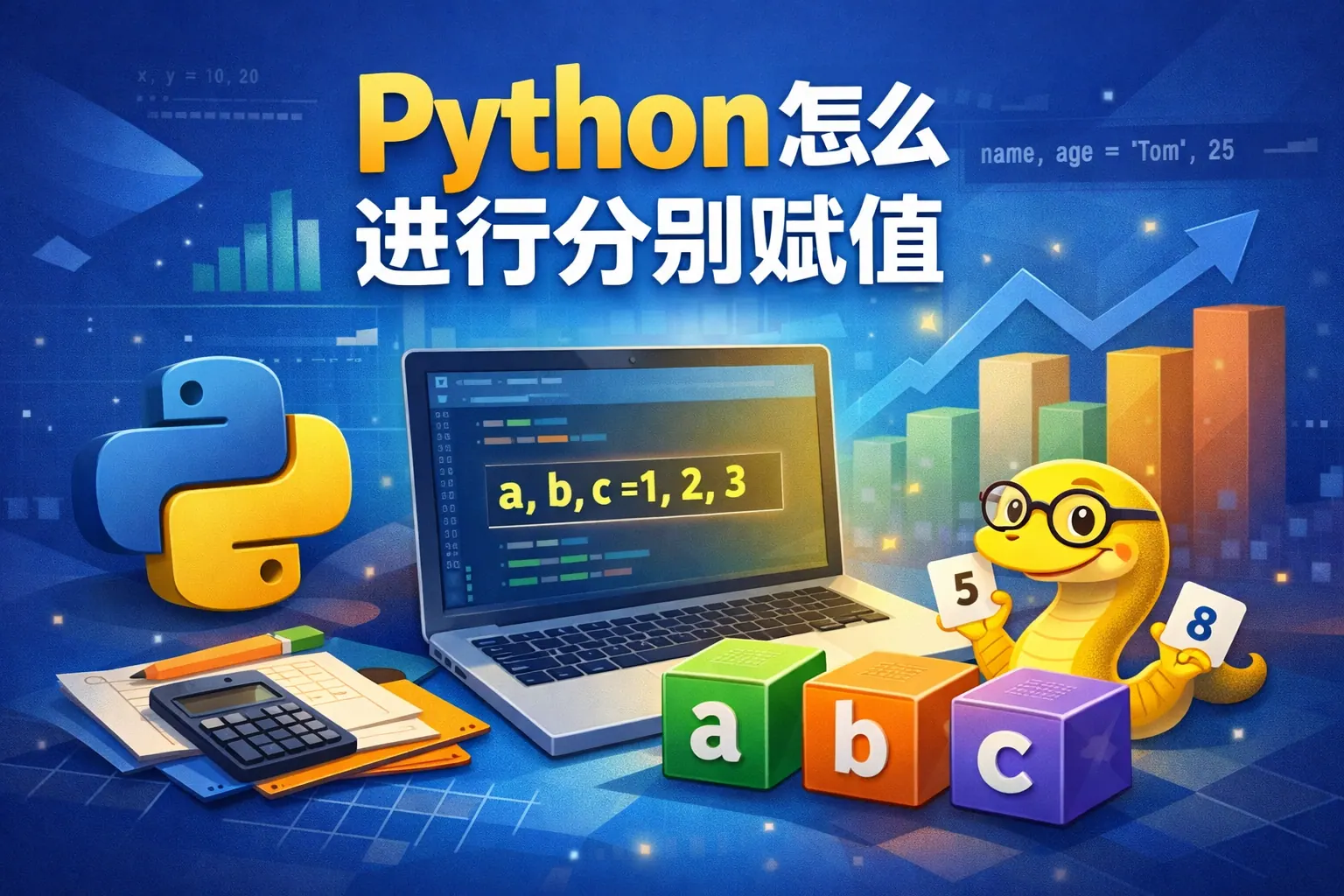 python怎么进行分别赋值