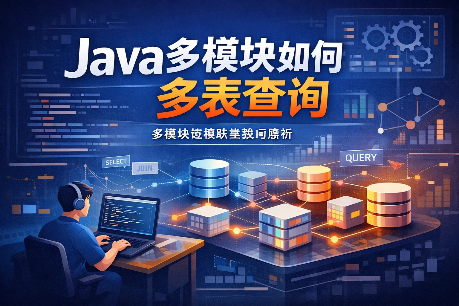 java多模块如何多表查询