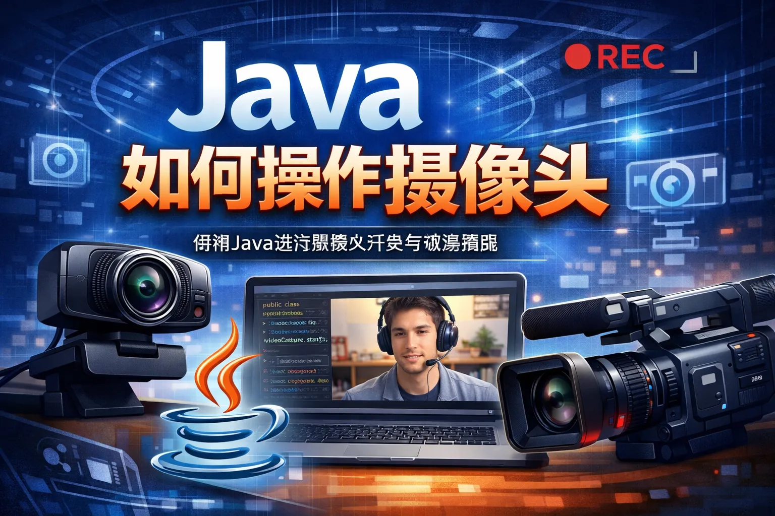 java如何操作摄像头