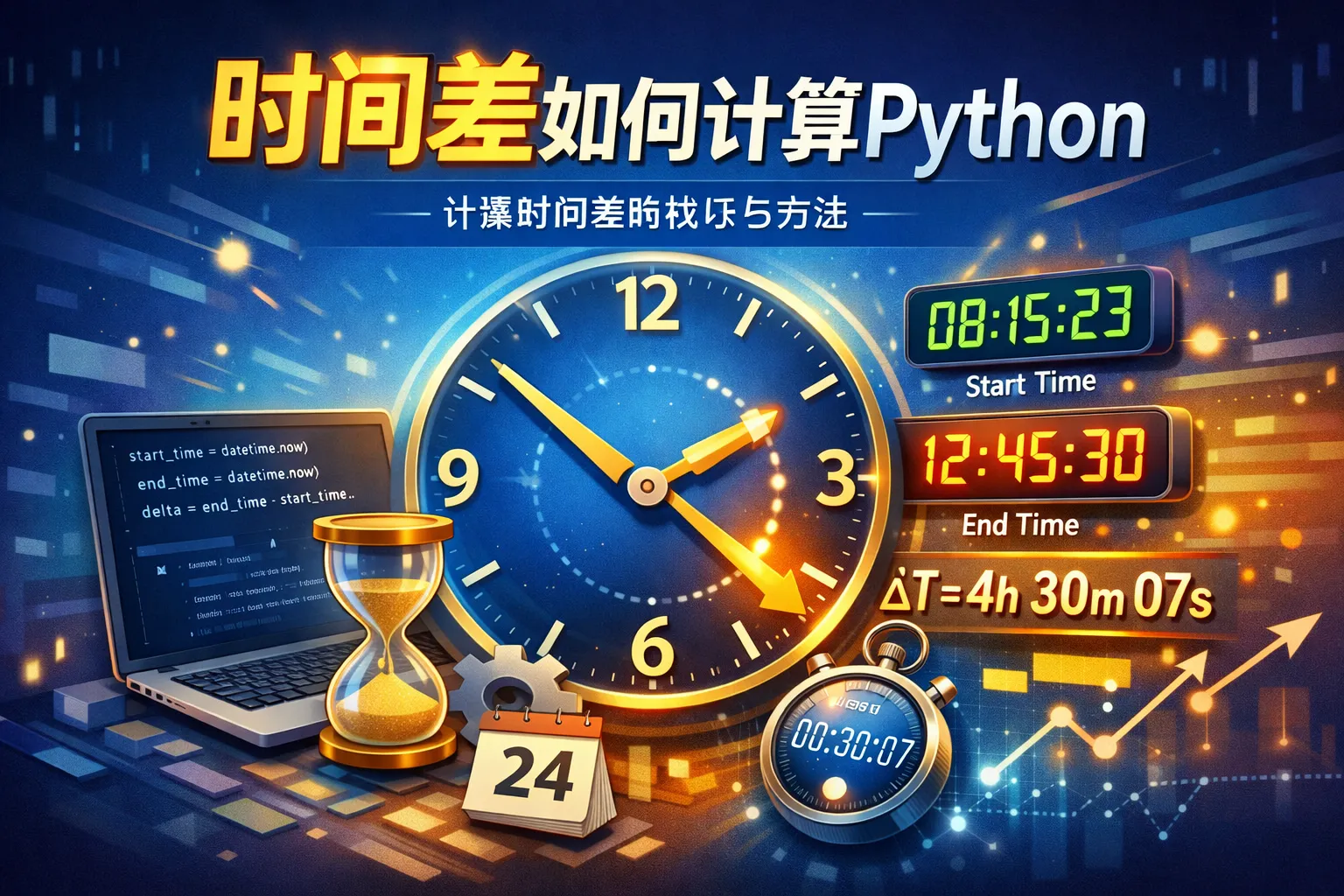 时间差如何计算python