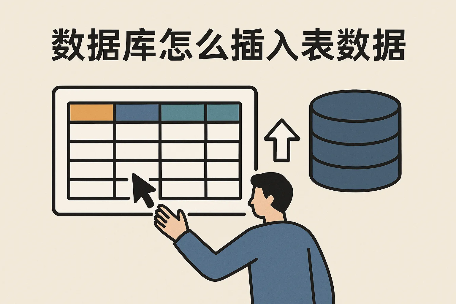 数据库怎么插入表数据