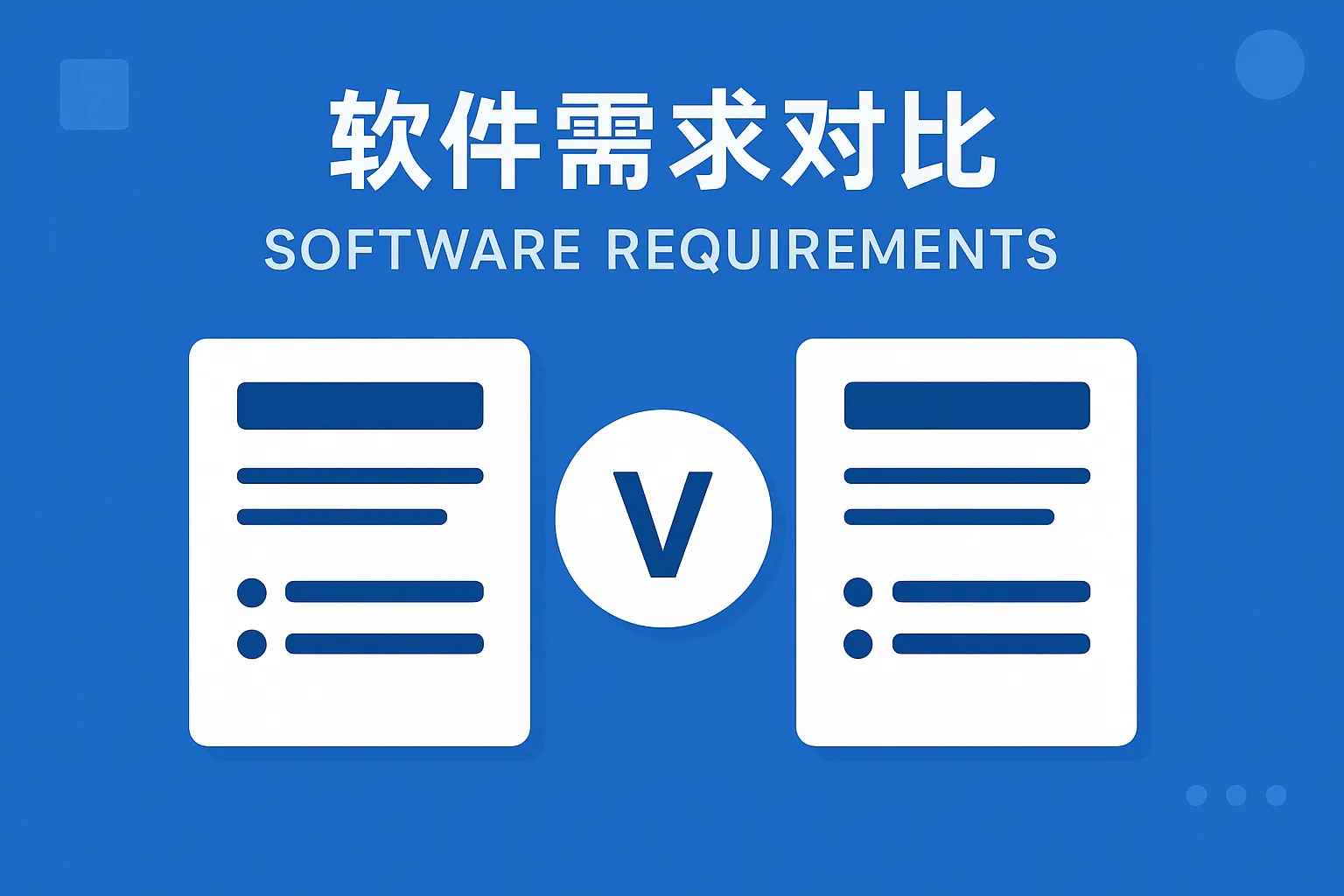 软件需求对比图片怎么做